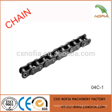 Short pitch stainless steel roller chains 04C-1